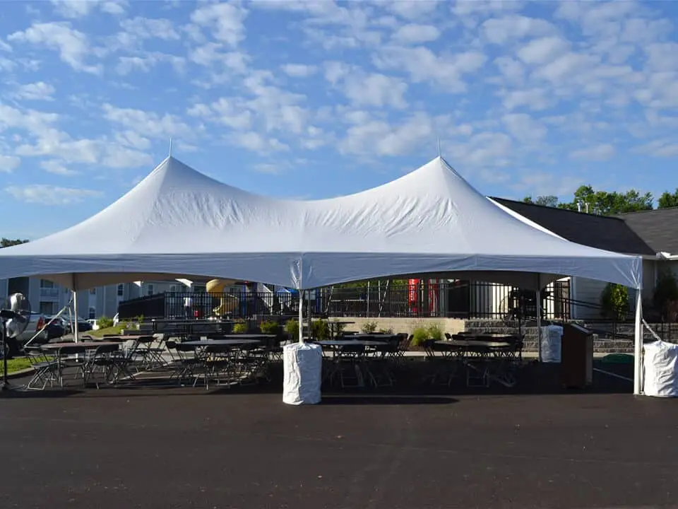 one of the tent types provided by academy rental group