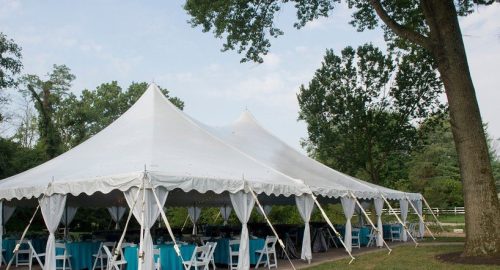 the service area of tent rentals by academy rental group
